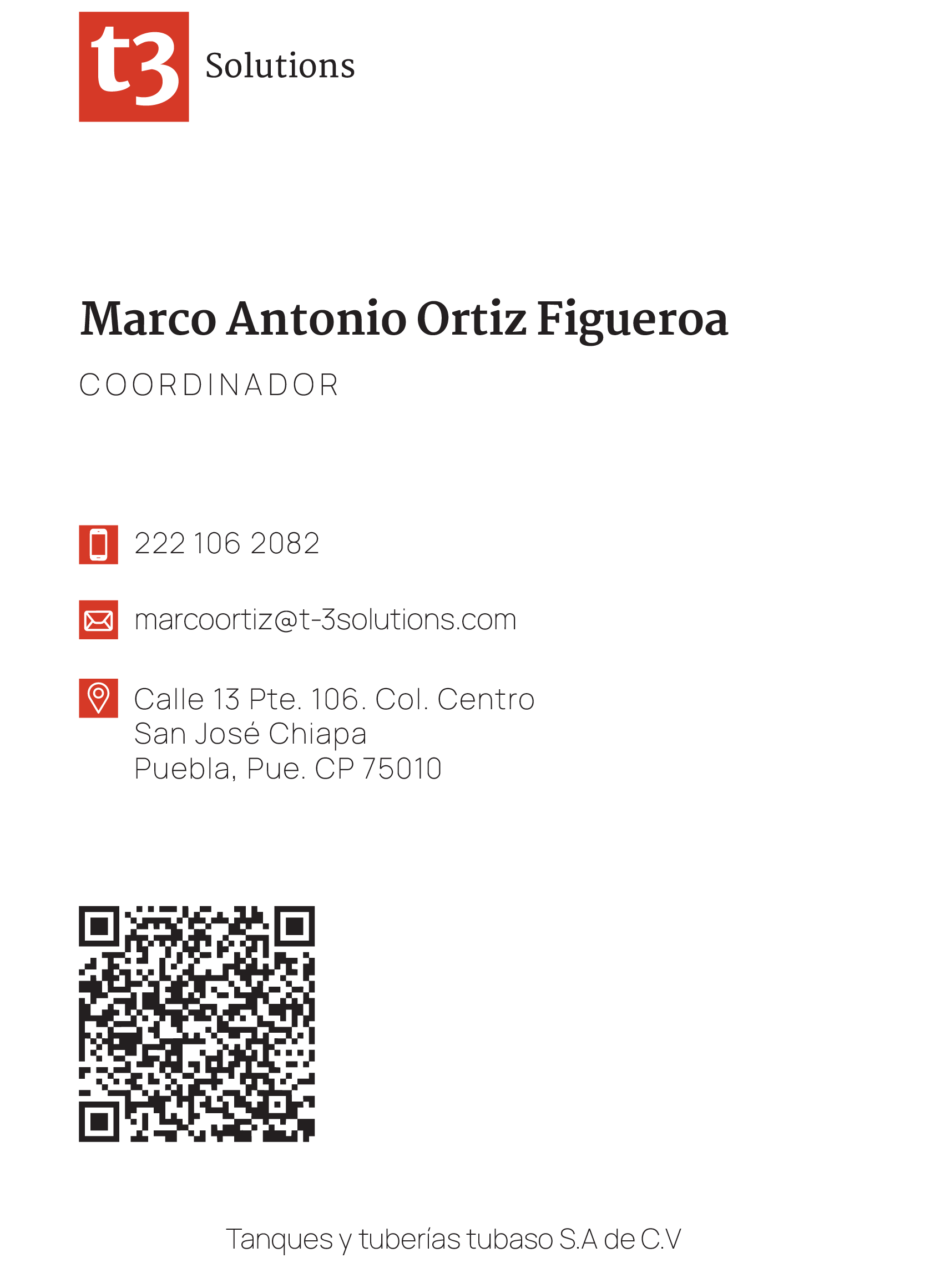 Tarjeta de presentación digital